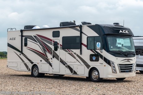 MSRP $163,103. New 2022 Thor Motor Coach A.C.E. Model 32.3 Bunk Model is approximately 33 feet 5 inches in length and rides on Fords new chassis featuring a 7.3L PFI V-8, 350HP, 468 ft. lbs. torque engine, a 6-speed TorqShift&#174; automatic transmission, an updated instrument cluster, automatic headlights and a tilt/telescoping steering wheel. A few additional features include 2 new partial paint exterior options, general d&#233;cor updates throughout, upgraded radio with Apple CarPlay &amp; Android Auto, Serta mattress, LED rear taillights and much more. Options include the beautiful partial paint exterior, solar charging system with power controller and a single child safety tether. The A.C.E. also features a drop down overhead loft, multiple USB charging ports throughout, Winegard ConnecT Wifi extender + 4G, bedroom TV, exterior entertainment center, attic fans, black tank flush, second auxiliary battery, power side mirrors with integrated side view cameras, a mud-room, roof ladder, generator, electric patio awning with integrated LED lights, stainless steel wheel liners, hitch, valve stem extenders, refrigerator, microwave, water heater, one-piece windshield with &quot;20/20 vision&quot; front cap that helps eliminate heat and sunlight from getting into the drivers vision, cockpit mirrors, slide-out workstation in the dash, floor level cockpit window for better visibility while turning and a &quot;below floor&quot; furnace and water heater helping keep the noise to an absolute minimum and the exhaust away from the kids and pets.  For additional details on this unit and our entire inventory including brochures, window sticker, videos, photos, reviews &amp; testimonials as well as additional information about Motor Home Specialist and our manufacturers please visit us at MHSRV.com or call 800-335-6054. At Motor Home Specialist, we DO NOT charge any prep or orientation fees like you will find at other dealerships. All sale prices include a 200-point inspection, interior &amp; exterior wash, detail service and a fully automated high-pressure rain booth test and coach wash that is a standout service unlike that of any other in the industry. You will also receive a thorough coach orientation with an MHSRV technician, a night stay in our delivery park featuring landscaped and covered pads with full hook-ups and much more! Read Thousands upon Thousands of 5-Star Reviews at MHSRV.com and See What They Had to Say About Their Experience at Motor Home Specialist. WHY PAY MORE? WHY SETTLE FOR LESS?