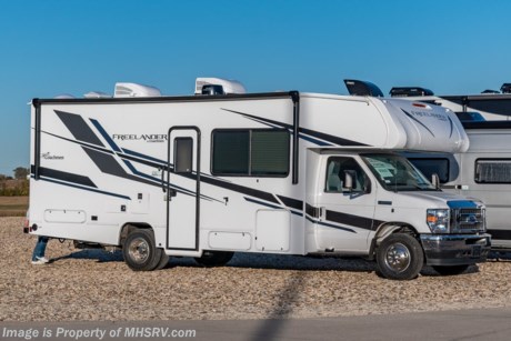 12/30/21  &lt;a href=&quot;http://www.mhsrv.com/coachmen-rv/&quot;&gt;&lt;img src=&quot;http://www.mhsrv.com/images/sold-coachmen.jpg&quot; width=&quot;383&quot; height=&quot;141&quot; border=&quot;0&quot;&gt;&lt;/a&gt;  MSRP $136,477. The All New Coachmen Freelander Model 26DS for sale at Motor Home Specialist; the #1 volume selling motor home dealership in the world! This Class C RV is approximately 27 feet and 5 inches in length and features a cabover loft and a Ford chassis. Additional options include driver/passenger swivel seats, cockpit folding table, exterior camp kitchen table, equalizer stabilizer jacks, dual A/C w/ 15K BTU in front &amp; 11.5K in rear, front cap no window, windshield cover and exterior entertainment center w/ 32&quot; TV and bluetooth soundbar. For more complete details on this unit and our entire inventory including brochures, window sticker, videos, photos, reviews &amp; testimonials as well as additional information about Motor Home Specialist and our manufacturers please visit us at MHSRV.com or call 800-335-6054. At Motor Home Specialist, we DO NOT charge any prep or orientation fees like you will find at other dealerships. All sale prices include a 200-point inspection, interior &amp; exterior wash, detail service and a fully automated high-pressure rain booth test and coach wash that is a standout service unlike that of any other in the industry. You will also receive a thorough coach orientation with an MHSRV technician, an RV Starter&#39;s kit, a night stay in our delivery park featuring landscaped and covered pads with full hook-ups and much more! Read Thousands upon Thousands of 5-Star Reviews at MHSRV.com and See What They Had to Say About Their Experience at Motor Home Specialist. WHY PAY MORE?... WHY SETTLE FOR LESS?