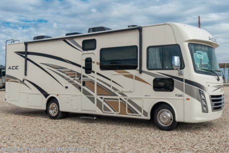 4/5/21 &lt;a href=&quot;http://www.mhsrv.com/thor-motor-coach/&quot;&gt;&lt;img src=&quot;http://www.mhsrv.com/images/sold-thor.jpg&quot; width=&quot;383&quot; height=&quot;141&quot; border=&quot;0&quot;&gt;&lt;/a&gt;  Used Thor Motor Coach for sale – 2020 Thor Ace 30.2 Bunk Model with 1 slide-out and 9,645 miles. This RV is approximately 30 feet in length and features automatic leveling system, 3 camera monitoring system, 2 Ducted A/Cs, 5.5KW Onan generator, 8K lb. hitch, tilted steering wheel, GPS, electric/gas water heater, power patio awning, LED running lights, black tank rinsing system, exterior shower, exterior entertainment, booth convers to sleeper, 7 foot ceilings, night shades, 3 burner range with oven, glass shower door, bunks with TVs, power cab over bunk, 3 Flat Panel TVs, and much more. For more information and photos please visit Motor Home Specialist at www.MHSRV.com or call 800-335-6064.
