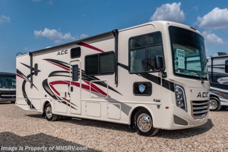 7-4-23 &lt;a href=&quot;http://www.mhsrv.com/thor-motor-coach/&quot;&gt;&lt;img src=&quot;http://www.mhsrv.com/images/sold-thor.jpg&quot; width=&quot;383&quot; height=&quot;141&quot; border=&quot;0&quot;&gt;&lt;/a&gt; MSRP $194,641. New 2023 Thor Motor Coach A.C.E. Model 32B Bunk Model is approximately 33 feet 5 inches in length and rides on Fords new chassis featuring a 7.3L PFI V-8, a 6-speed TorqShift&#174; automatic transmission, an updated instrument cluster, automatic headlights and a tilt/telescoping steering wheel. A few additional features include 2 new partial paint exterior options, general d&#233;cor updates throughout, upgraded radio with Apple CarPlay &amp; Android Auto, Serta mattress, LED rear taillights and much more. Options include the beautiful partial paint exterior, Home Collection decor, dual A/C &amp; generator, and solar charging system with power controller. The A.C.E. also features a drop down overhead loft, multiple USB charging ports throughout, Winegard ConnecT Wifi extender + 4G, bedroom TV, exterior entertainment center, attic fans, black tank flush, second auxiliary battery, power side mirrors with integrated side view cameras, a mud-room, roof ladder, generator, electric patio awning with integrated LED lights, stainless steel wheel liners, hitch, valve stem extenders, refrigerator, microwave, water heater, one-piece windshield with &quot;20/20 vision&quot; front cap that helps eliminate heat and sunlight from getting into the drivers vision, cockpit mirrors, slide-out workstation in the dash, floor level cockpit window for better visibility while turning and a &quot;below floor&quot; furnace and water heater helping keep the noise to an absolute minimum and the exhaust away from the kids and pets.  For additional details on this unit and our entire inventory including brochures, window sticker, videos, photos, reviews &amp; testimonials as well as additional information about Motor Home Specialist and our manufacturers please visit us at MHSRV.com or call 800-335-6054. At Motor Home Specialist, we DO NOT charge any prep or orientation fees like you will find at other dealerships. All sale prices include a 200-point inspection, interior &amp; exterior wash, detail service and a fully automated high-pressure rain booth test and coach wash that is a standout service unlike that of any other in the industry. You will also receive a thorough coach orientation with an MHSRV technician, a night stay in our delivery park featuring landscaped and covered pads with full hook-ups and much more! Read Thousands upon Thousands of 5-Star Reviews at MHSRV.com and See What They Had to Say About Their Experience at Motor Home Specialist. WHY PAY MORE? WHY SETTLE FOR LESS?