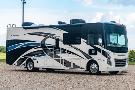 1/4/22  &lt;a href=&quot;http://www.mhsrv.com/thor-motor-coach/&quot;&gt;&lt;img src=&quot;http://www.mhsrv.com/images/sold-thor.jpg&quot; width=&quot;383&quot; height=&quot;141&quot; border=&quot;0&quot;&gt;&lt;/a&gt;  MSRP $171,691. New 2022 Thor Motor Coach Hurricane 31C is approximately 32 feet and 10 inches in length with 2 slides, king size bed, exterior TV and automatic leveling jacks. This beautiful new motorhome also features the new Ford chassis with 7.3L PFI V-8, 350HP, 468 ft. lbs. torque engine, a 6-speed TorqShift&#174; automatic transmission, an updated instrument cluster, automatic headlights and a tilt/telescoping steering wheel.  Options include the beautiful partial paint exterior, Luxury Collection interior, solar charging system with controller and a single child safety tether. The Thor Motor Coach Hurricane RV also features tinted one piece windshield, multiple USB charging ports throughout, metal shelf brackets, backlit Firefly multiplex entry switch, Winegard ConnecT WiFi extender +4G,  heated and enclosed underbelly, black tank flush, LED ceiling lighting, bedroom TV, LED running and marker lights, power driver&#39;s seat, power overhead loft, power patio awning with LED lighting, night shades, flush covered glass stovetop, refrigerator, microwave, MAX PACK which includes a 22,000-lb Ford F53 chassis, 22.5&quot; tires, polished aluminum wheels and increased basement storage capacity, and much more. For additional details on this unit and our entire inventory including brochures, window sticker, videos, photos, reviews &amp; testimonials as well as additional information about Motor Home Specialist and our manufacturers please visit us at MHSRV.com or call 800-335-6054. At Motor Home Specialist, we DO NOT charge any prep or orientation fees like you will find at other dealerships. All sale prices include a 200-point inspection, interior &amp; exterior wash, detail service and a fully automated high-pressure rain booth test and coach wash that is a standout service unlike that of any other in the industry. You will also receive a thorough coach orientation with an MHSRV technician, a night stay in our delivery park featuring landscaped and covered pads with full hook-ups and much more! Read Thousands upon Thousands of 5-Star Reviews at MHSRV.com and See What They Had to Say About Their Experience at Motor Home Specialist. WHY PAY MORE? WHY SETTLE FOR LESS?