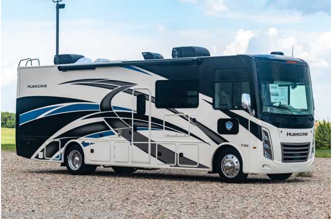 2022 Thor Motor Coach Hurricane 31C W/ OH Loft, MAX PACK, Luxury Collection, Solar, King Bed &amp; Exterior TV