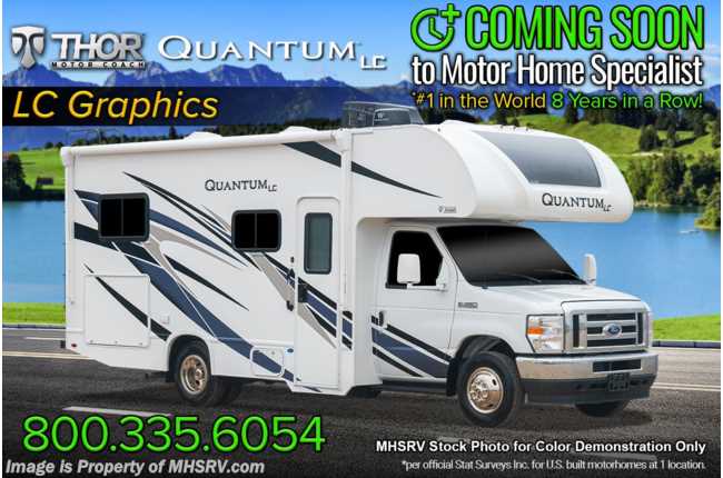 2023 Thor Motor Coach Quantum LC22 W/ Luxury Collection, Heated Tanks, 15K A/C &amp; More