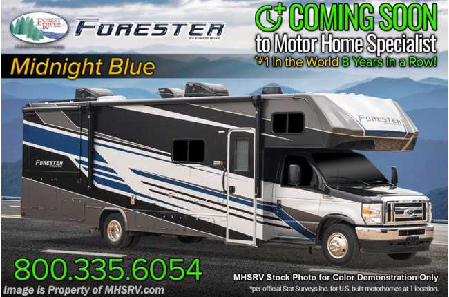 2022 Forest River Forester 2501TS W/ Theater Seats, Solar, Ext TV, Auto Jacks, FBP