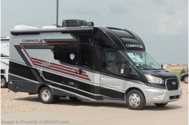 2022 Thor Motor Coach Compass 23TW All-Wheel Drive (AWD) Luxury B+ EcoBoost® Edition W/ Home Collection, FBP &amp; 15K BTU A/C