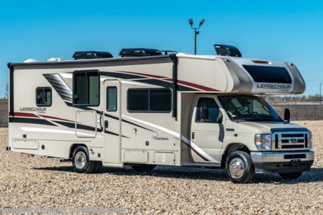 6-23-21 6-23-21 &lt;a href=&quot;http://www.mhsrv.com/coachmen-rv/&quot;&gt;&lt;img src=&quot;http://www.mhsrv.com/images/sold-coachmen.jpg&quot; width=&quot;383&quot; height=&quot;141&quot; border=&quot;0&quot;&gt;&lt;/a&gt;  MSRP $132,203. New 2021 Coachmen Leprechaun Model 298KB. This Luxury Class C RV measures approximately 30 feet 5 inches in length and is powered by V-8 7.3L engine and a Ford E-450 chassis. Motor Home Specialist includes the CRV Comfort Ride Premier Package option which features Bilstein front shocks (N/A on Chevy chassis), Firestone Ride-Rite adjustable rear air bags, stability control, dynamic balanced drive shaft system, heavy duty front and rear stabilizer bars that help to make the Leprechaun an amazingly comfortable ride. Additional options include dual recliners, the molded fiberglass front cap, driver &amp; passenger swivel seats, combination washer/dryer, dual A/Cs, spare tire, equalizer stabilizing jacks, exterior entertainment center, bedroom TV, and auto generator start. Not only that but we have added in the Power Plus Package featuring Sideview Cameras, 6 Gallon Gas &amp; Electric Water Heater, Convection Oven, Heated Holding Tanks, and Heated Remote Mirrors. For even more details on this unit and our entire inventory including brochures, window sticker, videos, photos, reviews &amp; testimonials as well as additional information about Motor Home Specialist and our manufacturers please visit us at MHSRV.com or call 800-335-6054. At Motor Home Specialist, we DO NOT charge any prep or orientation fees like you will find at other dealerships. All sale prices include a 200-point inspection as well as an full interior &amp; exterior wash and detail service. You will also receive a thorough orientation with an MHSRV technician, an RV Starter&#39;s kit, a night stay in our delivery park featuring landscaped and covered pads with full hook-ups and much more! Read Thousands upon Thousands of 5-Star Reviews at MHSRV.com and See What Fellow RVers From Around the World had to Say About Their Experience at Motor Home Specialist. WHY PAY MORE?  WHY SETTLE FOR LESS?