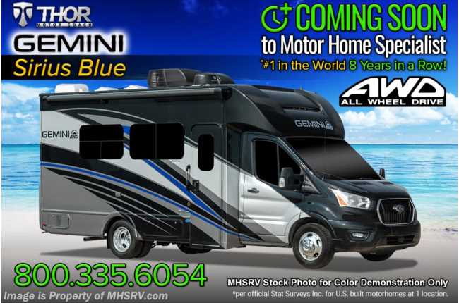 2022 Thor Motor Coach Gemini 23TW All-Wheel Drive (AWD) Luxury B+