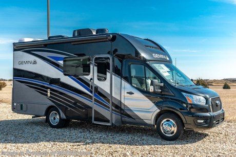 5-20-22  &lt;a href=&quot;http://www.mhsrv.com/thor-motor-coach/&quot;&gt;&lt;img src=&quot;http://www.mhsrv.com/images/sold-thor.jpg&quot; width=&quot;383&quot; height=&quot;141&quot; border=&quot;0&quot;&gt;&lt;/a&gt; MSRP $158,236. All New 2022 Thor Gemini RUV Model 23TW with a slide for sale at Motor Home Specialist; the #1 Volume Selling Motor Home Dealership in the World. Optional equipment includes the full body paint exterior, upgraded cabinetry, 12V attic fan, and a 15K A/C. You will also be pleased to find a host of standard appointments that include a tankless water heater, one-piece front cap with built in skylight featuring an electric shade, dash applique, swivel passenger chair, euro-style cabinet doors with soft close hidden hinges, holding tanks with heat pads and so much more. For additional details on this unit and our entire inventory including brochures, window sticker, videos, photos, reviews &amp; testimonials as well as additional information about Motor Home Specialist and our manufacturers please visit us at MHSRV.com or call 800-335-6054. At Motor Home Specialist, we DO NOT charge any prep or orientation fees like you will find at other dealerships. All sale prices include a 200-point inspection, interior &amp; exterior wash, detail service and a fully automated high-pressure rain booth test and coach wash that is a standout service unlike that of any other in the industry. You will also receive a thorough coach orientation with an MHSRV technician, a night stay in our delivery park featuring landscaped and covered pads with full hook-ups and much more! Read Thousands upon Thousands of 5-Star Reviews at MHSRV.com and See What They Had to Say About Their Experience at Motor Home Specialist. WHY PAY MORE? WHY SETTLE FOR LESS?
