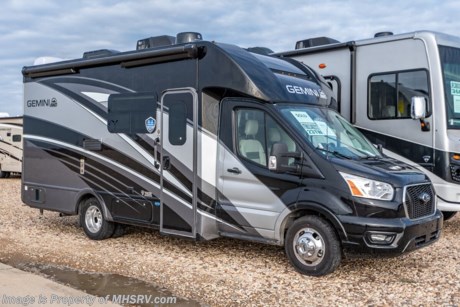 9-9 &lt;a href=&quot;http://www.mhsrv.com/thor-motor-coach/&quot;&gt;&lt;img src=&quot;http://www.mhsrv.com/images/sold-thor.jpg&quot; width=&quot;383&quot; height=&quot;141&quot; border=&quot;0&quot;&gt;&lt;/a&gt;  MSRP $159,286. All New 2022 Thor Gemini RUV Model 23TW with a slide for sale at Motor Home Specialist; the #1 Volume Selling Motor Home Dealership in the World. Optional equipment includes the full body paint exterior, upgraded cabinetry, 12V attic fan, and a 15K A/C. You will also be pleased to find a host of standard appointments that include a tankless water heater, one-piece front cap with built in skylight featuring an electric shade, dash applique, swivel passenger chair, euro-style cabinet doors with soft close hidden hinges, holding tanks with heat pads and so much more. For additional details on this unit and our entire inventory including brochures, window sticker, videos, photos, reviews &amp; testimonials as well as additional information about Motor Home Specialist and our manufacturers please visit us at MHSRV.com or call 800-335-6054. At Motor Home Specialist, we DO NOT charge any prep or orientation fees like you will find at other dealerships. All sale prices include a 200-point inspection, interior &amp; exterior wash, detail service and a fully automated high-pressure rain booth test and coach wash that is a standout service unlike that of any other in the industry. You will also receive a thorough coach orientation with an MHSRV technician, a night stay in our delivery park featuring landscaped and covered pads with full hook-ups and much more! Read Thousands upon Thousands of 5-Star Reviews at MHSRV.com and See What They Had to Say About Their Experience at Motor Home Specialist. WHY PAY MORE? WHY SETTLE FOR LESS?