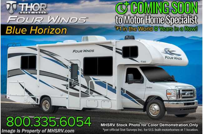 2023 Thor Motor Coach Four Winds 28A W/ Exterior Kitchen, Upgraded A/C, MEGA-Storage® &amp; More!