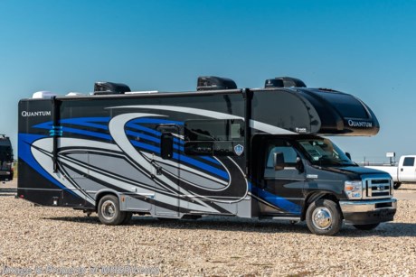 4-9 &lt;a href=&quot;http://www.mhsrv.com/thor-motor-coach/&quot;&gt;&lt;img src=&quot;http://www.mhsrv.com/images/sold-thor.jpg&quot; width=&quot;383&quot; height=&quot;141&quot; border=&quot;0&quot;&gt;&lt;/a&gt;  MSRP $173,343. New 2022 Thor Motor Coach Quantum KW29 Class C RV is approximately 30 feet 11 inches in length with two slides and a Ford E-450 chassis. More features include the Platinum package which features the touchscreen dash radio, back-up monitor, stainless steel wheel liners, solid surface kitchen counter-top, premium window privacy shades, exterior shower. Additional options include the beautiful full body paint exterior, cockpit carpet mat, cab-over child safety net, single child safety tether, leatherette theater seats, solar charging system with controller, 12V attic fan in overhead bunk and (2) roof A/Cs. The Quantum luxury Class C RV has an incredible list of standard features including beautiful hardwood cabinets, a cabover loft with skylight (N/A with cabover entertainment center), dash applique, power windows and locks, power patio awning with integrated LED lighting, roof ladder, in-dash media center, Onan generator, cab A/C, battery disconnect switch and much more. For additional details on this unit and our entire inventory including brochures, window sticker, videos, photos, reviews &amp; testimonials as well as additional information about Motor Home Specialist and our manufacturers please visit us at MHSRV.com or call 800-335-6054. At Motor Home Specialist, we DO NOT charge any prep or orientation fees like you will find at other dealerships. All sale prices include a 200-point inspection, interior &amp; exterior wash, detail service and a fully automated high-pressure rain booth test and coach wash that is a standout service unlike that of any other in the industry. You will also receive a thorough coach orientation with an MHSRV technician, a night stay in our delivery park featuring landscaped and covered pads with full hook-ups and much more! Read Thousands upon Thousands of 5-Star Reviews at MHSRV.com and See What They Had to Say About Their Experience at Motor Home Specialist. WHY PAY MORE? WHY SETTLE FOR LESS?