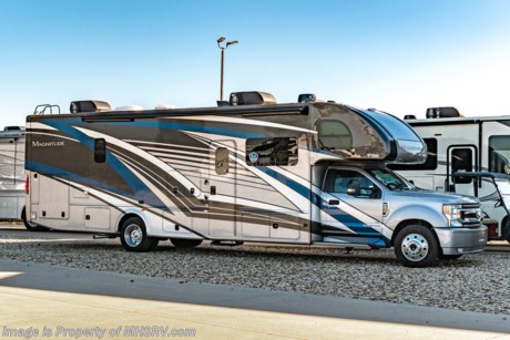6-20-22 &lt;a href=&quot;http://www.mhsrv.com/thor-motor-coach/&quot;&gt;&lt;img src=&quot;http://www.mhsrv.com/images/sold-thor.jpg&quot; width=&quot;383&quot; height=&quot;141&quot; border=&quot;0&quot;&gt;&lt;/a&gt;  MSRP $279,908. New 2022 Thor Motor Coach Magnitude RS36 4 X 4 Bunk Model Super C Diesel. The RS36 floor plan measures approximately 37 feet 9 inches in length and is highlighted by a full wall slide, king size bed, exterior kitchen, theater seating with footrests, washer/dryer prep, a spacious bathroom with dual entrances and a great kitchen and living room layout with tons of sleeping and dining space for the family! It is powered by the Ford&#174; 6.7L Power Stroke&#174; V8 turbo diesel engine with 330HP, 825 lb.-ft. torque and 10 speed transmission with selectable drive modes including Tow/Haul, Eco, Deep Sand/Snow. Additional driver comforts found on the F600 4 X 4 chassis include audible lane departure warning system, pre-collision assist with automatic emergency braking (AEB) and forward collision warning, automatic headlights, FordPass™ Connect 4G Wi-Fi modem, fog lamps, rear view mirror with backup monitor, SYNC&#174; 3 enhanced voice recognition communications and entertainment system, color touchscreen, 911 assist, AppLink and smart-charging USB ports, navigation, side view cameras, emergency engine start switch and much more! This beautiful Super C luxury diesel RV also features the optional child safety tether and features aluminum wheels, automatic leveling jacks, power patio awning with LED lighting, frameless windows, keyless entry, residential refrigerator, large OTR convection microwave, solid surface kitchen counter top, ball bearing drawer guides, large TV in living area, exterior entertainment center with sound bar, Onan diesel generator with automatic generator start, multiplex wiring control system, tankless water heater, 1800-watt inverter and much more. For additional details on this unit and our entire inventory including brochures, window sticker, videos, photos, reviews &amp; testimonials as well as additional information about Motor Home Specialist and our manufacturers please visit us at MHSRV.com or call 800-335-6054. At Motor Home Specialist, we DO NOT charge any prep or orientation fees like you will find at other dealerships. All sale prices include a 200-point inspection, interior &amp; exterior wash, detail service and a fully automated high-pressure rain booth test and coach wash that is a standout service unlike that of any other in the industry. You will also receive a thorough coach orientation with an MHSRV technician, a night stay in our delivery park featuring landscaped and covered pads with full hook-ups and much more! Read Thousands upon Thousands of 5-Star Reviews at MHSRV.com and See What They Had to Say About Their Experience at Motor Home Specialist. WHY PAY MORE? WHY SETTLE FOR LESS?