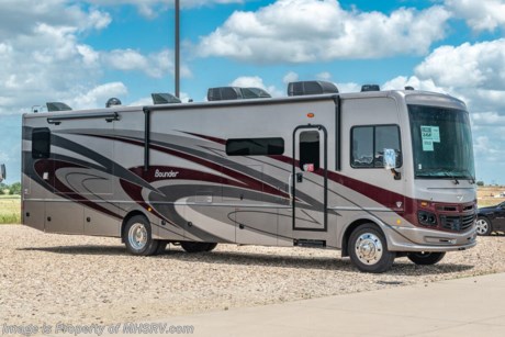 9-14 &lt;a href=&quot;http://www.mhsrv.com/fleetwood-rvs/&quot;&gt;&lt;img src=&quot;http://www.mhsrv.com/images/sold-fleetwood.jpg&quot; width=&quot;383&quot; height=&quot;141&quot; border=&quot;0&quot;&gt;&lt;/a&gt;  MSRP $274,429. New 2022 Fleetwood Bounder RV for sale at Motor Home Specialist, the #1 Volume Selling Motor Home Dealership in the World. This motorhome is 38 feet 9 inches in length and features the Ford 7.3 Triton V8 engine, dual pane frameless windows, auto gen start, remote powered heated mirrors with turn signals with side view cameras, auto leveling jack controls, residential refrigerator, large living room LED TV and much more. Options include the incredible Oceanfront Collection cabinetry, 3 burner range w/ oven, drop down Hide-A-Loft bed, King&#174; universal satellite system, Sumo Springs&#174;, steering stabilizer system, washer/dryer combo, upgraded WiFi Ranger, power cord reel, 265W electrical solar panel, and collision mitigation. For additional details on this unit and our entire inventory including brochures, window sticker, videos, photos, reviews &amp; testimonials as well as additional information about Motor Home Specialist and our manufacturers please visit us at MHSRV.com or call 800-335-6054. At Motor Home Specialist, we DO NOT charge any prep or orientation fees like you will find at other dealerships. All sale prices include a 200-point inspection, interior &amp; exterior wash, detail service and a fully automated high-pressure rain booth test and coach wash that is a standout service unlike that of any other in the industry. You will also receive a thorough coach orientation with an MHSRV technician, a night stay in our delivery park featuring landscaped and covered pads with full hook-ups and much more! Read Thousands upon Thousands of 5-Star Reviews at MHSRV.com and See What They Had to Say About Their Experience at Motor Home Specialist. WHY PAY MORE? WHY SETTLE FOR LESS?