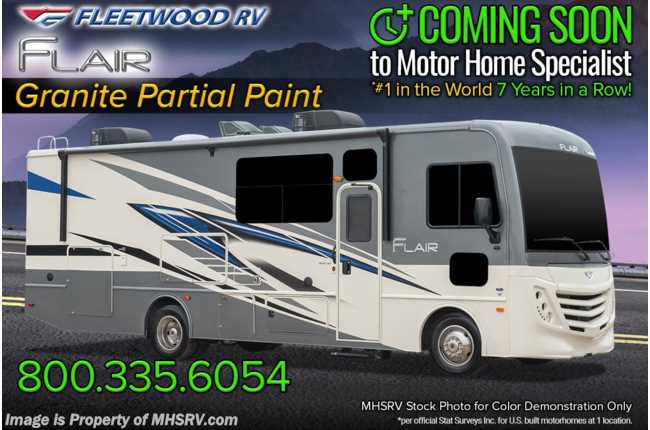 2022 Fleetwood Flair 29M W/ Dual A/Cs, Oceanfront Collection, Steering Stabilizer System, King Bed