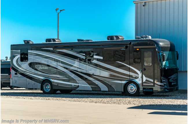 2022 Forest River Berkshire 39A Bath &amp; 1/2 Diesel Pusher RV W/ Theater Seats, Solar, 360HP, King, Satellite, Stack W/D