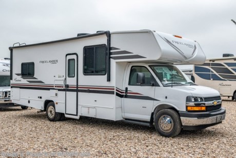 11/8/22  &lt;a href=&quot;http://www.mhsrv.com/coachmen-rv/&quot;&gt;&lt;img src=&quot;http://www.mhsrv.com/images/sold-coachmen.jpg&quot; width=&quot;383&quot; height=&quot;141&quot; border=&quot;0&quot;&gt;&lt;/a&gt;  MSRP $109,266. New 2022 Coachmen Freelander Model 27QB for sale at Motor Home Specialist; the #1 volume selling motor home dealership in the world! This Class C RV is approximately 30 feet in length featuring spacious living, dining, kitchen, bath, and multiple sleeping areas making the 27QB and family favorite at MHSRV for years! This incredibly well-appointed RV also features Coachmen’s Adventure Package which includes certified &quot;Green&quot; construction, Azdel Onboard&#174; composite sidewall and cab-over construction, full aluminum-framed structures, molded front wrap, stainless steel wheel liners, solar panel connection port, LP quick connect, power patio awning w/ LED light strip, upgraded side-view mirrors, Onan generator w/ auto change over, Roto-Cast rear warehouse storage compartment, deluxe chassis package, in-dash backup monitor/camera, large living room TV, residential bed length w/ upgraded mattress, USB charging stations throughout, LED ceiling lights, one-piece thermo-foil countertops, single child tether at the forward-facing dinette, Winegard&#174; Air 360+ antenna, cab-over bunk ladder, recessed 3-burner range, roof A/C and Travel Easy RV Roadside Assistance. Additional options include a child safety net, 15K BTU A/C w/ heat pump upgrade, aluminum running boards, and the Adventure Plus Package with side-view cameras, gas &amp; electric water heater, and a convection oven. For more details on this unit and our entire inventory including brochures, window stickers, videos, photos, reviews &amp; testimonials as well as additional information about Motor Home Specialist and our manufacturers please visit us at MHSRV.com or call 800-335-6054. At Motor Home Specialist, we DO NOT charge any prep or orientation fees as you will find at other dealerships. All sale prices include a 200-point inspection, interior &amp; exterior wash, detail service, and a fully automated high-pressure rain booth test and coach wash that is a standout service unlike that of any other in the industry. You will also receive a thorough coach orientation with an MHSRV technician, a night stay in our delivery park featuring landscaped and covered pads with full hook-ups, and much more! Read Thousands upon Thousands of 5-Star Reviews at MHSRV.com and See What They Had to Say About Their Experience at Motor Home Specialist. WHY PAY MORE?... WHY SETTLE FOR LESS?