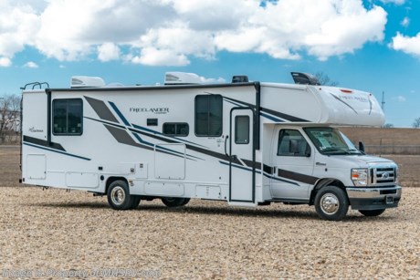 4-18  &lt;a href=&quot;http://www.mhsrv.com/coachmen-rv/&quot;&gt;&lt;img src=&quot;http://www.mhsrv.com/images/sold-coachmen.jpg&quot; width=&quot;383&quot; height=&quot;141&quot; border=&quot;0&quot;&gt;&lt;/a&gt;  MSRP $140,848. The All-New 2022 Coachmen Freelander Model 31MB for sale at Motor Home Specialist; the #1 volume selling motor home dealership in the world! This Class C RV is approximately 32 feet and 11 inches in length and features a large cab-over loft, the all-new Ford engine, and chassis. Motor Home Specialist includes the CRV Comfort Ride Premier Package option which features SumoSpring Front Shock Absorbers, SuperSpring Rear Self-Adjusting Helper Spring, Chassis Electronic Stability Control, Dynamic Balanced Driveshaft System and Heavy Duty Front and Rear Stabilizer Bars. This incredibly well-appointed RV also features Coachmen’s Premier Package which includes certified &quot;Green&quot; construction, Azdel Onboard&#174; composite sidewall and cab-over construction, full aluminum-framed structures, molded front wrap, stainless steel wheel liners, solar panel connection port, LP quick connect, power patio awning w/ LED light strip, upgraded side-view mirrors, Onan generator w/ auto change over, Roto-Cast rear warehouse storage compartment, deluxe chassis package, metal running boards, exterior shower, black tank rinsing system, in-dash backup monitor/camera, large living room TV, residential bed length w/ upgraded mattress, USB charging stations throughout, LED ceiling lights, one-piece thermo-foil countertops, single child tether at the forward-facing dinette, Coachmen’s Even-Cool A/C ducting system, Winegard&#174; Air 360+ antenna, recessed 3-burner range w/ Oven, cab-over bunk ladder w/ child safety net, power roof vents with MaxxAir covers, roof A/C, and Travel Easy RV Roadside Assistance. Additional options include driver/passenger swivel seats, windshield cover, cockpit folding table, exterior camp kitchen, equalizer stabilizer jacks, dual A/Cs, auto generator start with inverter, dual batteries, molded fiberglass front cap, Winegard Gateway-WiFi booster &amp; 4G LTE, exterior entertainment center w/ Bluetooth soundbar, and the Premier Plus Package with side-view cameras, gas &amp; electric water heater, convection oven, heated holding tanks, and heated remote side-view mirrors. For additional details on this unit and our entire inventory including brochures, window stickers, videos, photos, reviews &amp; testimonials as well as additional information about Motor Home Specialist and our manufacturers please visit us at MHSRV.com or call 800-335-6054. At Motor Home Specialist, we DO NOT charge any prep or orientation fees as you will find at other dealerships. All sale prices include a 200-point inspection, interior &amp; exterior wash, detail service, and a fully automated high-pressure rain booth test and coach wash that is a standout service unlike that of any other in the industry. You will also receive a thorough coach orientation with an MHSRV technician, a night stay in our delivery park featuring landscaped and covered pads with full hook-ups, and much more! Read Thousands upon Thousands of 5-Star Reviews at MHSRV.com and See What They Had to Say About Their Experience at Motor Home Specialist. WHY PAY MORE? WHY SETTLE FOR LESS?