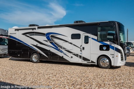 7-1-23 &lt;a href=&quot;http://www.mhsrv.com/thor-motor-coach/&quot;&gt;&lt;img src=&quot;http://www.mhsrv.com/images/sold-thor.jpg&quot; width=&quot;383&quot; height=&quot;141&quot; border=&quot;0&quot;&gt;&lt;/a&gt;  MSRP $218,634. New 2023 Thor Motor Coach Windsport 35M is approximately 36 feet 9 inches in length with 2 slide outs, king size bed, exterior TV, and automatic leveling jacks. This beautiful new motorhome also features the new Ford chassis with 7.3L PFI V-8, a 6-speed TorqShift&#174; automatic transmission, an updated instrument cluster, automatic headlights and a tilt/telescoping steering wheel. Options include the beautiful partial paint exterior, Luxury Collection interior, and solar with power controller. The Thor Motor Coach Windsport RV also features tinted one piece windshield, multiple USB charging ports throughout, metal shelf brackets, backlit Firefly multiplex entry switch, Winegard ConnecT WiFi extender +4G,  heated and enclosed underbelly, black tank flush, LED ceiling lighting, bedroom TV, LED running and marker lights, power driver&#39;s seat, power overhead loft, power patio awning with LED lighting, night shades, flush covered glass stovetop, refrigerator, microwave and much more. For additional details on this unit and our entire inventory including brochures, window sticker, videos, photos, reviews &amp; testimonials as well as additional information about Motor Home Specialist and our manufacturers please visit us at MHSRV.com or call 800-335-6054. At Motor Home Specialist, we DO NOT charge any prep or orientation fees like you will find at other dealerships. All sale prices include a 200-point inspection, interior &amp; exterior wash, detail service and a fully automated high-pressure rain booth test and coach wash that is a standout service unlike that of any other in the industry. You will also receive a thorough coach orientation with an MHSRV technician, a night stay in our delivery park featuring landscaped and covered pads with full hook-ups and much more! Read Thousands upon Thousands of 5-Star Reviews at MHSRV.com and See What They Had to Say About Their Experience at Motor Home Specialist. WHY PAY MORE? WHY SETTLE FOR LESS?