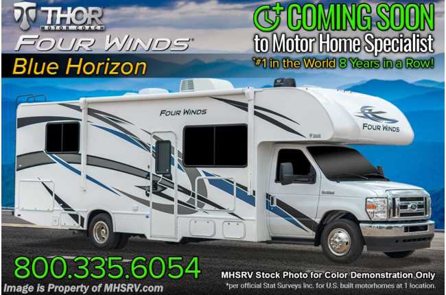 2023 Thor Motor Coach Four Winds 28Z W/ Exterior TV, Bedroom TV, Heated Mirrors, Pwr Driver Seat, Ext. Kitchen