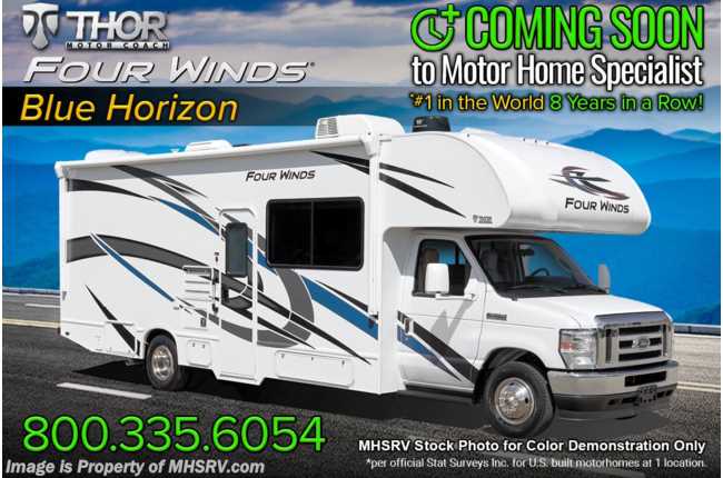 2023 Thor Motor Coach Four Winds 27R W/ King Bed, High Output A/C, Ext TV, Bedroom TV, &amp; More