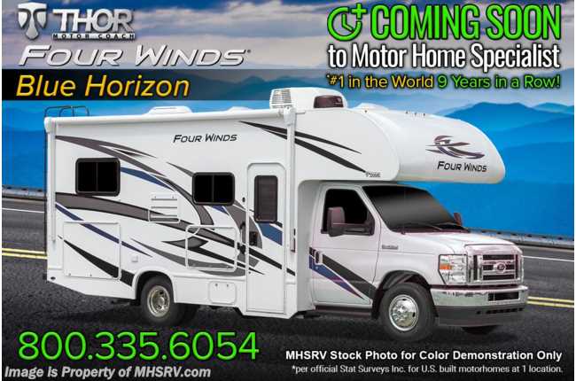 2023 Thor Motor Coach Four Winds 22E W/ Upgraded A/C, Ext TV, Heated Ext Mirrors &amp; More