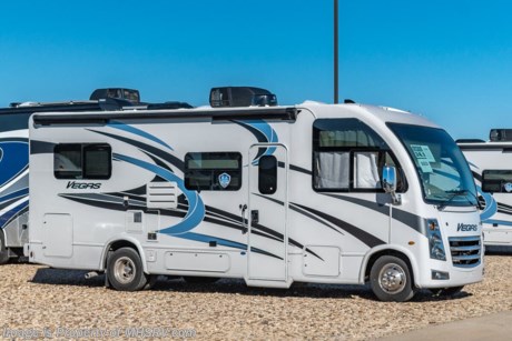 9-6 &lt;a href=&quot;http://www.mhsrv.com/thor-motor-coach/&quot;&gt;&lt;img src=&quot;http://www.mhsrv.com/images/sold-thor.jpg&quot; width=&quot;383&quot; height=&quot;141&quot; border=&quot;0&quot;&gt;&lt;/a&gt; MSRP $152,049. New 2022 Thor Motor Coach Vegas RUV Model 24.1. This RV measures approximately 25 feet 6 inches in length and features a drop-down overhead loft, a slide-out and a bedroom TV. The Vegas also features the new Ford E-Series chassis with a 7.3L V-8 engine with 350HP and a six speed automatic transmission. This beautiful RV features the optional Home Collection decor, 100W solar charging system with power controller, electric stabilizing system and heated holding tanks. The Vegas also boasts an impressive list of standard features including the Winegard Connect 2.0 WiFi, rotary battery disconnect switch, adjustable shelving bracketry, BM Pro Multiplex system, power privacy shade on windshield, tankless water heater, touchscreen radio that features navigation and back-up monitor, frameless windows, heated remote exterior mirrors with integrated sideview cameras, lateral power patio awning with integrated LED lighting and much more. For additional details on this unit and our entire inventory including brochures, window sticker, videos, photos, reviews &amp; testimonials as well as additional information about Motor Home Specialist and our manufacturers please visit us at MHSRV.com or call 800-335-6054. At Motor Home Specialist, we DO NOT charge any prep or orientation fees like you will find at other dealerships. All sale prices include a 200-point inspection, interior &amp; exterior wash, detail service and a fully automated high-pressure rain booth test and coach wash that is a standout service unlike that of any other in the industry. You will also receive a thorough coach orientation with an MHSRV technician, a night stay in our delivery park featuring landscaped and covered pads with full hook-ups and much more! Read Thousands upon Thousands of 5-Star Reviews at MHSRV.com and See What They Had to Say About Their Experience at Motor Home Specialist. WHY PAY MORE? WHY SETTLE FOR LESS?