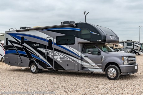 5-24-21  &lt;a href=&quot;http://www.mhsrv.com/thor-motor-coach/&quot;&gt;&lt;img src=&quot;http://www.mhsrv.com/images/sold-thor.jpg&quot; width=&quot;383&quot; height=&quot;141&quot; border=&quot;0&quot;&gt;&lt;/a&gt;  ***Consignment*** Used Thor Motor Home for sale – 2020 Thor Omni 35BB Bunk Model is approximately 36 feet 8 inches in length with 1 slides, only 2,637 miles and features aluminum wheels, hydraulic leveling system, 3 camera monitoring system, 2 ducted A/Cs, Onan diesel generator, Ford 350HP diesel engine, Ford chassis, tilt smart wheel, GPS, power windows, power door locks, cruise control, water heater, power patio awning, side swing doors, LED running lights, black tank rinsing system, water filtration system, exterior shower, exterior entertainment, inverter, booth converts to sleeper, dual pane windows, multi-plex lighting system, power roof vents, ceiling fans, solar/black out panels, solid surface kitchen counters with sink covers, 3 burner range, convection microwave, residential refrigerator with ice maker, glass shower door, cab over bunk, king bed, 2 bunk TVs, 3 flat screen TVs and much more. For additional information and photos please visit Motor Home Specialist at www.MHSRV.com or call 800-335-6054.