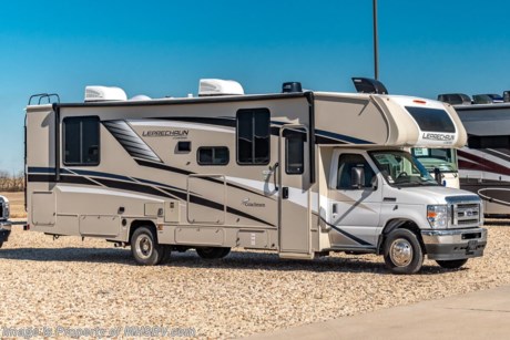4-18-22  &lt;a href=&quot;http://www.mhsrv.com/coachmen-rv/&quot;&gt;&lt;img src=&quot;http://www.mhsrv.com/images/sold-coachmen.jpg&quot; width=&quot;383&quot; height=&quot;141&quot; border=&quot;0&quot;&gt;&lt;/a&gt;  MSRP $145,982. New 2022 Coachmen Leprechaun Model 319MB. This Luxury Class C RV measures approximately 32 feet 11 inches in length and is powered by V-8 7.3L engine and a Ford E-450 chassis. Motor Home Specialist includes the CRV Comfort Ride Premier Package option which features SumoSpring Front Shock Absorbers, SuperSpring Rear Self-Adjusting Helper Spring, Chassis Electronic Stability Control, Dynamic Balanced Driveshaft System and Heavy Duty Front and Rear Stabilizer Bars. This RV also features Coachmen’s Leprechaun Premier Package which includes certified &quot;Green&quot; construction, Azdel Onboard&#174; composite sidewall and cab-over construction, full aluminum-framed structures, molded front wrap, high gloss color infused HD exterior fiberglass, stainless steel wheel liners, solar panel connection port, LP quick connect, power patio awning w/ LED light strip, upgraded side-view mirrors, generator w/ auto change over, Roto-Cast rear warehouse storage compartment, deluxe chassis package, metal running boards, exterior shower, black tank rinsing system, in-dash backup monitor/camera, large living room TV, residential bed length w/ upgraded mattress, USB charging stations throughout, LED ceiling lights, upgraded cabinetry, one-piece thermo-foil countertops, single child tether at the forward-facing dinette, Winegard&#174; Air 360+ antenna, cab-over bunk ladder, recessed 3-burner range w/ Oven, cabover bunk ladder w/ child safety net, power roof vents with MaxxAir covers, porcelain toilet, day/night roller shades, roof A/C, and Travel Easy RV Roadside Assistance. Additional options include driver &amp; passenger swivel seats, windshield cover, cockpit folding table, electric fireplace, exterior camp kitchen, dual A/Cs, equalizer stabilizer jacks, molded fiberglass front cap w/ LED light strip &amp; window, exterior entertainment center w/ soundbar, Winegard Gateway-WiFi Booster &amp; 4G LTE, and the Premier Plus Package with side-view cameras, gas &amp; electric water heater, convection oven, heated holding tanks, and heated remote sideview mirrors. For more complete details on this unit and our entire inventory including brochures, window sticker, videos, photos, reviews &amp; testimonials as well as additional information about Motor Home Specialist and our manufacturers please visit us at MHSRV.com or call 800-335-6054. At Motor Home Specialist, we DO NOT charge any prep or orientation fees like you will find at other dealerships. All sale prices include a 200-point inspection, interior &amp; exterior wash, detail service and a fully automated high-pressure rain booth test and coach wash that is a standout service unlike that of any other in the industry. You will also receive a thorough coach orientation with an MHSRV technician, an RV Starter&#39;s kit, a night stay in our delivery park featuring landscaped and covered pads with full hook-ups and much more! Read Thousands upon Thousands of 5-Star Reviews at MHSRV.com and See What They Had to Say About Their Experience at Motor Home Specialist. WHY PAY MORE?... WHY SETTLE FOR LESS?