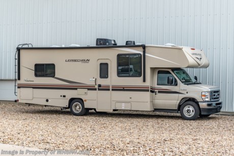 12/30/21 &lt;a href=&quot;http://www.mhsrv.com/coachmen-rv/&quot;&gt;&lt;img src=&quot;http://www.mhsrv.com/images/sold-coachmen.jpg&quot; width=&quot;383&quot; height=&quot;141&quot; border=&quot;0&quot;&gt;&lt;/a&gt;  MSRP $108,274. New 2022 Coachmen Leprechaun Model 270QB. This Class C RV measures approximately 29 feet 6 inches in length with a cabover loft and Ford chassis. This RV also features Coachmen’s Leprechaun Adventure Package which includes certified &quot;Green&quot; construction, Azdel Onboard&#174; composite sidewall and cab-over construction, full aluminum-framed structures, molded front wrap, high gloss color infused HD exterior fiberglass, stainless steel wheel liners, solar panel connection port, LP quick connect, power patio awning w/ LED light strip, upgraded side-view mirrors, generator w/ auto change over, Roto-Cast rear warehouse storage compartment, deluxe chassis package, in-dash backup monitor/camera, large living room TV, residential bed length w/ upgraded mattress, USB charging stations throughout, LED ceiling lights, upgraded cabinetry, one-piece thermo-foil countertops, single child tether at the forward-facing dinette, Winegard&#174; Air 360+ antenna, cab-over bunk ladder, recessed 3-burner range, roof A/C and Travel Easy RV Roadside Assistance. Options include a child safety net, 15K BTU A/C with heat pump upgrade, caramel painted cab, running boards, and the Adventure Plus Package with side-view cameras, gas &amp; electric water heater, and a convection oven. For more complete details on this unit and our entire inventory including brochures, window sticker, videos, photos, reviews &amp; testimonials as well as additional information about Motor Home Specialist and our manufacturers please visit us at MHSRV.com or call 800-335-6054. At Motor Home Specialist, we DO NOT charge any prep or orientation fees like you will find at other dealerships. All sale prices include a 200-point inspection, interior &amp; exterior wash, detail service and a fully automated high-pressure rain booth test and coach wash that is a standout service unlike that of any other in the industry. You will also receive a thorough coach orientation with an MHSRV technician, an RV Starter&#39;s kit, a night stay in our delivery park featuring landscaped and covered pads with full hook-ups and much more! Read Thousands upon Thousands of 5-Star Reviews at MHSRV.com and See What They Had to Say About Their Experience at Motor Home Specialist. WHY PAY MORE?... WHY SETTLE FOR LESS?