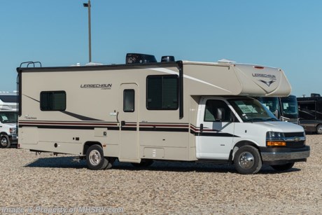 7-5-22 &lt;a href=&quot;http://www.mhsrv.com/coachmen-rv/&quot;&gt;&lt;img src=&quot;http://www.mhsrv.com/images/sold-coachmen.jpg&quot; width=&quot;383&quot; height=&quot;141&quot; border=&quot;0&quot;&gt;&lt;/a&gt; MSRP $103,562. New 2022 Coachmen Leprechaun Model 270QB. This Class C RV measures approximately 29 feet 6 inches in length with a cabover loft and Chevy chassis. This RV also features Coachmen’s Leprechaun Adventure Package which includes certified &quot;Green&quot; construction, Azdel Onboard&#174; composite sidewall and cab-over construction, full aluminum-framed structures, molded front wrap, high gloss color infused HD exterior fiberglass, stainless steel wheel liners, solar panel connection port, LP quick connect, power patio awning w/ LED light strip, upgraded side-view mirrors, generator w/ auto change over, Roto-Cast rear warehouse storage compartment, deluxe chassis package, in-dash backup monitor/camera, large living room TV, residential bed length w/ upgraded mattress, USB charging stations throughout, LED ceiling lights, upgraded cabinetry, one-piece thermo-foil countertops, single child tether at the forward-facing dinette, Winegard&#174; Air 360+ antenna, cab-over bunk ladder, recessed 3-burner range, roof A/C and Travel Easy RV Roadside Assistance. Options include a child safety net, 15K BTU A/C with heat pump upgrade, running boards, and the Adventure Plus Package with side-view cameras, gas &amp; electric water heater, and a convection oven. For more complete details on this unit and our entire inventory including brochures, window sticker, videos, photos, reviews &amp; testimonials as well as additional information about Motor Home Specialist and our manufacturers please visit us at MHSRV.com or call 800-335-6054. At Motor Home Specialist, we DO NOT charge any prep or orientation fees like you will find at other dealerships. All sale prices include a 200-point inspection, interior &amp; exterior wash, detail service and a fully automated high-pressure rain booth test and coach wash that is a standout service unlike that of any other in the industry. You will also receive a thorough coach orientation with an MHSRV technician, an RV Starter&#39;s kit, a night stay in our delivery park featuring landscaped and covered pads with full hook-ups and much more! Read Thousands upon Thousands of 5-Star Reviews at MHSRV.com and See What They Had to Say About Their Experience at Motor Home Specialist. WHY PAY MORE?... WHY SETTLE FOR LESS?