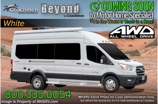 2023 Coachmen Beyond 22D-EB All-Wheel Drive (AWD) EcoBoost® RV W/Solar, Cozy Wrap &amp; Upgraded A/C