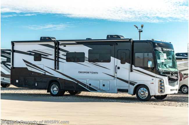 2022 Forest River Georgetown GT5 34H5 Bath &amp; 1/2 RV W/ W/D, King Bed, Ext Cargo Tray