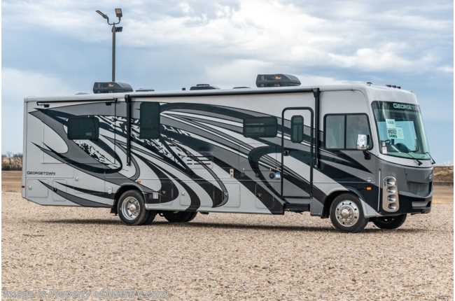 2022 Forest River Georgetown GT5 34M5 W/Theater Seating, Upgraded Gen, Stack W/D, King Size Bed, Dual Pane