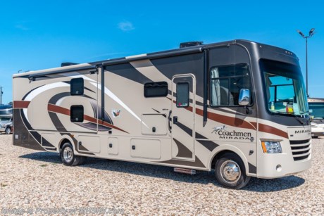 5-31-21  &lt;a href=&quot;http://www.mhsrv.com/coachmen-rv/&quot;&gt;&lt;img src=&quot;http://www.mhsrv.com/images/sold-coachmen.jpg&quot; width=&quot;383&quot; height=&quot;141&quot; border=&quot;0&quot;&gt;&lt;/a&gt;  ***Consignment*** Used Coachmen RV for sale – 2017 Coachmen Mirada 35BH Bath &amp; &#189;, Bunk Model is approximately 36 feet 10 inches in length with 2 slides, 17,379 miles and features automatic leveling system, 3 camera monitoring system, 2 ducted A/Cs, Onan generator, Ford engine, Ford chassis, tilt steering wheel, cruise control, electric/gas water heater, power patio awning, pass-thru storage with side swing doors, black tank rinsing system, water filtration system, exterior shower, exterior entertainment, inverter, booth converts to sleeper, solar/black out shades, 3 burner range with oven, residential refrigerator with ice maker, glass shower door, power cab over bunk, 3 flat screen TVs and much more. For additional information and photos please visit Motor Home Specialist at www.MHSRV.com or call 800-335-6054.