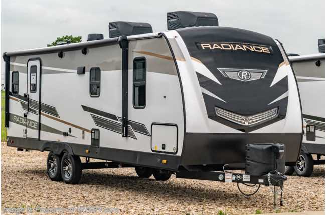 2021 Cruiser RV Radiance Ultra-Lite 25RB W/ Theater Seats, King, Walk-In Pantry, 2 A/Cs &amp; Power Stabilizers