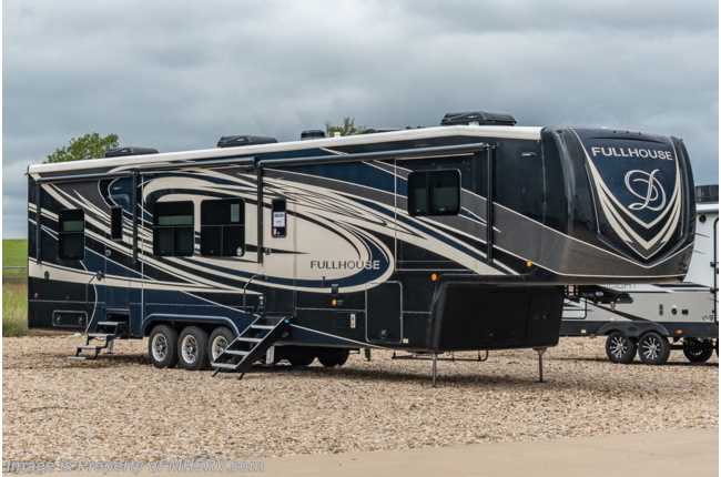 2022 DRV Full House LX455 Toy Hauler W/Theater Seating, Happijac Bed &amp; Sofas, Upgraded Paint, Washer/dryer, Sat