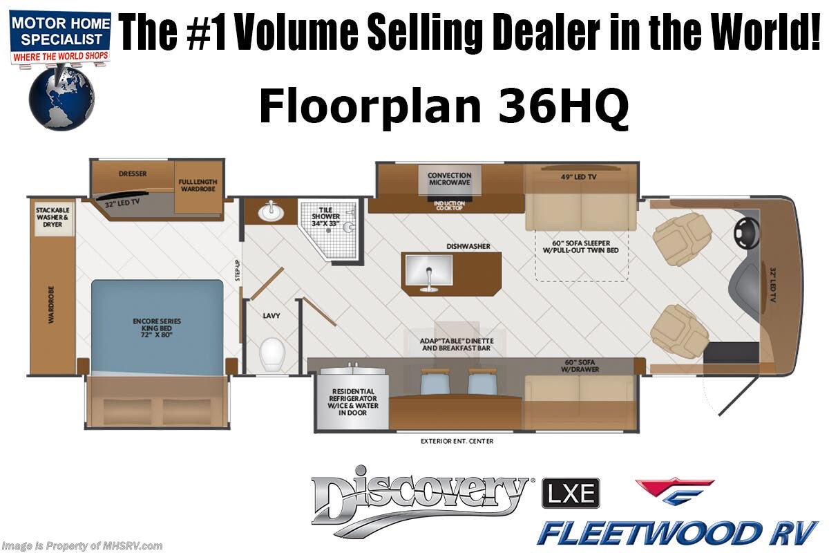 2023 Fleetwood Discovery LXE 36HQ RV for Sale in Alvarado, TX 76009 |  MFL37770 | RVUSA.com Classifieds