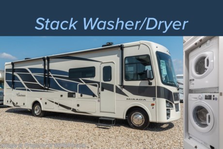 10/5 &lt;a href=&quot;http://www.mhsrv.com/coachmen-rv/&quot;&gt;&lt;img src=&quot;http://www.mhsrv.com/images/sold-coachmen.jpg&quot; width=&quot;383&quot; height=&quot;141&quot; border=&quot;0&quot;&gt;&lt;/a&gt; MSRP $210,471. New 2022 Coachmen Mirada Model 32LS RV. This beautiful class A motor home measures approximately 34 feet 10 inches in length and boast several new innovations. The Mirada is also beautifully appointed featuring hardwood cabinet doors, solid surface kitchen countertop, tile backsplash and large stainless steel farm house sink. This beautiful new class A motor home also features the new Ford&#174; 7.3L PFI V-8 engine with 350HP, 468 ft. lbs. torque, a 6-speed TorqShift&#174; automatic transmission, an updated instrument cluster, automatic headlights and a tilt and telescoping steering wheel. Options include a stackable washer and dryer. A few standard features and construction highlights that help set the Mirada apart include 1-piece fiberglass roof, Azdel™ Nobel Select sidewalls, solar privacy shades throughout, power windshield shade, flush mounted 3 burner range with oven, glass door shower, generator, 50 Amp service, (2) roof A/C units, rear vision monitor w/ high definition backup and sideview cameras, electric awning, automatic transfer switch for easy set-up, pass-thru storage, automatic leveling jacks and much more. For additional details on this unit and our entire inventory including brochures, window sticker, videos, photos, reviews &amp; testimonials as well as additional information about Motor Home Specialist and our manufacturers please visit us at MHSRV.com or call 800-335-6054. At Motor Home Specialist, we DO NOT charge any prep or orientation fees like you will find at other dealerships. All sale prices include a 200-point inspection, interior &amp; exterior wash, detail service and a fully automated high-pressure rain booth test and coach wash that is a standout service unlike that of any other in the industry. You will also receive a thorough coach orientation with an MHSRV technician, a night stay in our delivery park featuring landscaped and covered pads with full hook-ups and much more! Read Thousands upon Thousands of 5-Star Reviews at MHSRV.com and See What They Had to Say About Their Experience at Motor Home Specialist. WHY PAY MORE? WHY SETTLE FOR LESS?
