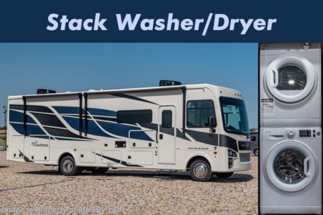 2/20/2024  &lt;a href=&quot;http://www.mhsrv.com/coachmen-rv/&quot;&gt;&lt;img src=&quot;http://www.mhsrv.com/images/sold-coachmen.jpg&quot; width=&quot;383&quot; height=&quot;141&quot; border=&quot;0&quot;&gt;&lt;/a&gt;  MSRP $220,049. New 2023 Coachmen Mirada Model 32LS RV. This beautiful class A motor home measures approximately 34 feet 10 inches in length and boast several new innovations. The Mirada is also beautifully appointed featuring hardwood cabinet doors, solid surface kitchen countertop, tile backsplash and large stainless steel farm house sink. This beautiful new class A motor home also features the new Ford&#174; 7.3L PFI V-8 engine and a 6-speed TorqShift&#174; automatic transmission, an updated instrument cluster, automatic headlights and a tilt and telescoping steering wheel. Options include a power theater seating upgrade, stackable washer and dryer. A few standard features and construction highlights that help set the Mirada apart include 1-piece fiberglass roof, Azdel™ Nobel Select sidewalls, solar privacy shades throughout, power windshield shade, flush mounted 3 burner range with oven, glass door shower, generator, 50 Amp service, (2) roof A/C units, rear vision monitor w/ high definition backup and sideview cameras, electric awning, automatic transfer switch for easy set-up, pass-thru storage, automatic leveling jacks and much more. For additional details on this unit and our entire inventory including brochures, window sticker, videos, photos, reviews &amp; testimonials as well as additional information about Motor Home Specialist and our manufacturers please visit us at MHSRV.com or call 800-335-6054. At Motor Home Specialist, we DO NOT charge any prep or orientation fees like you will find at other dealerships. All sale prices include a 200-point inspection, interior &amp; exterior wash, detail service and a fully automated high-pressure rain booth test and coach wash that is a standout service unlike that of any other in the industry. You will also receive a thorough coach orientation with an MHSRV technician, a night stay in our delivery park featuring landscaped and covered pads with full hook-ups and much more! Read Thousands upon Thousands of 5-Star Reviews at MHSRV.com and See What They Had to Say About Their Experience at Motor Home Specialist. WHY PAY MORE? WHY SETTLE FOR LESS?