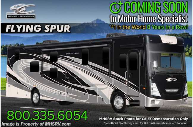 2022 Coachmen Sportscoach 403QS W/ Power Skylight, Power Theater Seating, W/D, Solar, Satellite &amp; More