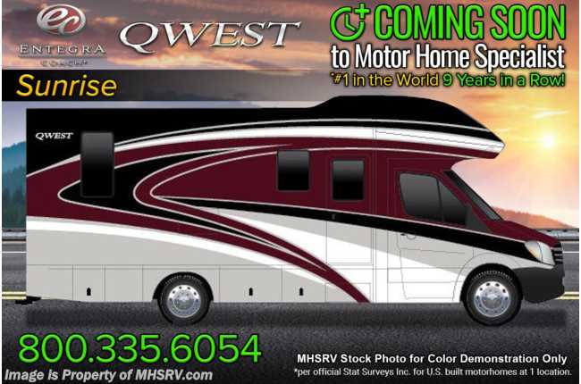 2023 Entegra Coach Qwest 24L W/ Customer Value Pkg., Theater Seating, Diesel Gen, Auto Leveling &amp; More!