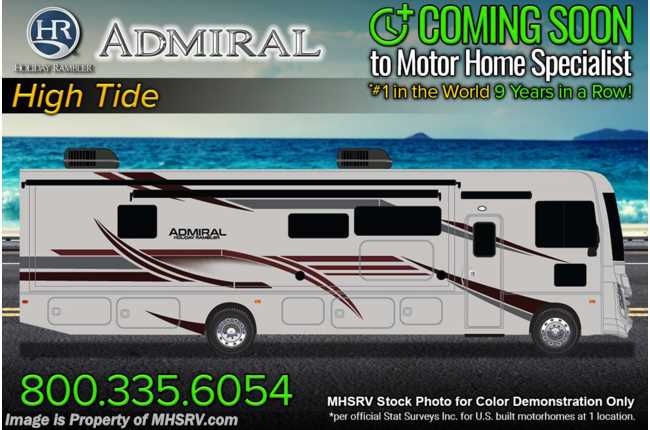 2023 Holiday Rambler Admiral 29M W/ King Bed, Dual A/Cs, Exterior Entertainment &amp; Steering Stabilizers