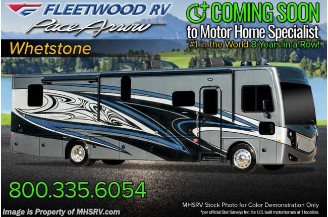 2023 Fleetwood Pace Arrow 33D Diesel Pusher W/ Oceanfront Collection, Motion Power Lounge, Satellite &amp; Combo W/D