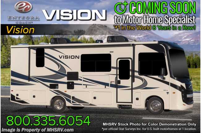 2023 Entegra Coach Vision 27A W/ Front Loft Overhead, Bedroom TV &amp; Customer Value Package