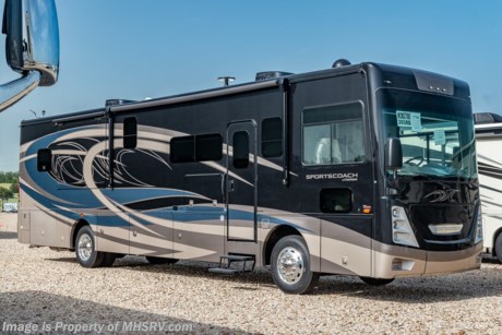 7-5-23 &lt;a href=&quot;http://www.mhsrv.com/coachmen-rv/&quot;&gt;&lt;img src=&quot;http://www.mhsrv.com/images/sold-coachmen.jpg&quot; width=&quot;383&quot; height=&quot;141&quot; border=&quot;0&quot;&gt;&lt;/a&gt; MSRP $332,378. All-New 2022 Coachmen Sportscoach SRS 365RB Bath &amp; 1/2 measures approximately 40 feet in length and features a 340HP Cummins 6.7ISB engine, (2) slide-outs, king size bed and residential refrigerator.  A few new features for 2021 include a new front cap with back-lit badge, new headlamp styling, all new exterior paint colors &amp; schemes, general d&#233;cor updates throughout, 3 burner stove with oven, two 15K BTU heat pumps are now standard, USB charge ports on each side of the bed and a roof mounted solar panel. Options include the Diamond Shield paint protection, outside kitchen, aluminum wheels, In-Motion Satellite, and washer/dryer. This beautiful RV also has an impressive list of standard features that include raised panel hardwood cabinet doors throughout, power front privacy shade, solid surface countertops throughout, convection microwave, front cockpit salon bunk, digital dash, privacy shades through-out, 6.0 dsl generator with auto gen start, 2000 watt inverter and much more. For additional details on this unit and our entire inventory including brochures, window sticker, videos, photos, reviews &amp; testimonials as well as additional information about Motor Home Specialist and our manufacturers please visit us at MHSRV.com or call 800-335-6054. At Motor Home Specialist, we DO NOT charge any prep or orientation fees like you will find at other dealerships. All sale prices include a 200-point inspection, interior &amp; exterior wash, detail service and a fully automated high-pressure rain booth test and coach wash that is a standout service unlike that of any other in the industry. You will also receive a thorough coach orientation with an MHSRV technician, a night stay in our delivery park featuring landscaped and covered pads with full hook-ups and much more! Read Thousands upon Thousands of 5-Star Reviews at MHSRV.com and See What They Had to Say About Their Experience at Motor Home Specialist. WHY PAY MORE? WHY SETTLE FOR LESS?