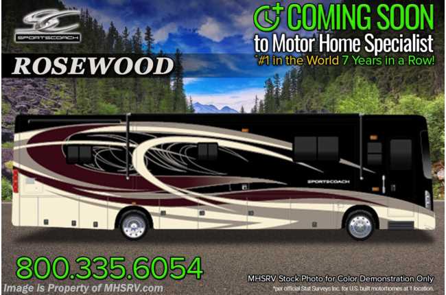 2022 Coachmen Sportscoach SRS 354QS W/ In-Motion Satellite, Power Theater Seating, Door Awning, W/D &amp; More