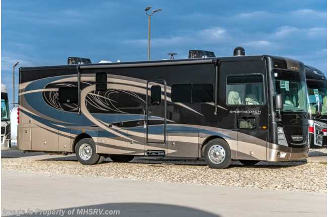 2022 Sportscoach Sportscoach SRS 339DS W/ Satellite, W/D, Power Theater Seating, Ext. Kitchen &amp; More