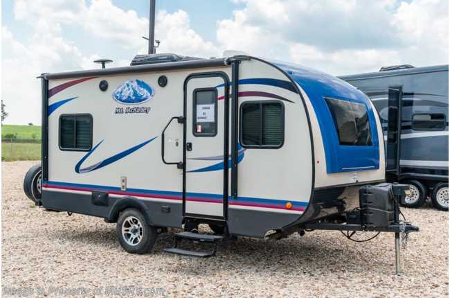 2018 Riverside RV Mt. McKinley 174S W/ Aluminum Wheels, Power Patio Awning, Ext. Shower, A/C, Hardwood Cabinets, Oven &amp; More