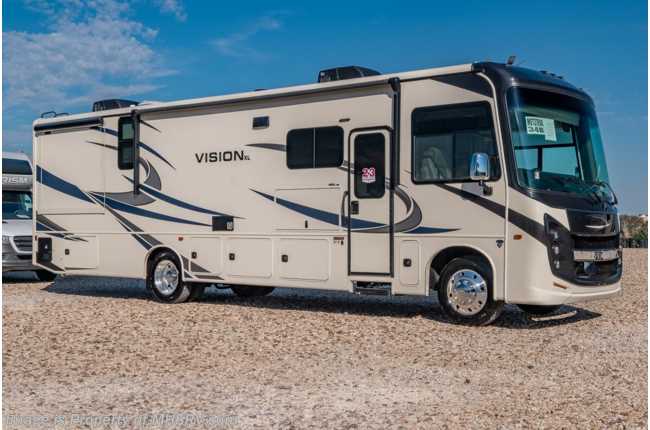 2022 Entegra Coach Vision XL 34B W/ Reclining Straight Sofa, Combo W/D, Front Bunk O/H, &amp; Customer Value Package