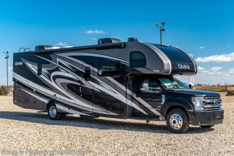 5-18-22  &lt;a href=&quot;http://www.mhsrv.com/thor-motor-coach/&quot;&gt;&lt;img src=&quot;http://www.mhsrv.com/images/sold-thor.jpg&quot; width=&quot;383&quot; height=&quot;141&quot; border=&quot;0&quot;&gt;&lt;/a&gt;  MSRP $292,658. New 2022 Thor Motor Coach Omni RS36 4 X 4 Bunk Model Super C Diesel. The RS36 floor plan measures approximately 37 feet 9 inches in length and is highlighted by a full wall slide, king size bed, exterior kitchen, theater seating with footrests, washer/dryer prep, a spacious bathroom with dual entrances and a great kitchen and living room layout with tons of sleeping and dining space for the family! It is powered by the Ford&#174; 6.7L Power Stroke&#174; V8 turbo diesel engine with 330HP, 825 lb.-ft. torque and 10 speed transmission with selectable drive modes including Tow/Haul, Eco, Deep Sand/Snow. Additional driver comforts found on the F600 4 X 4 chassis include audible lane departure warning system, pre-collision assist with automatic emergency braking (AEB) and forward collision warning, automatic headlights, FordPass™ Connect 4G Wi-Fi modem, fog lamps, rear view mirror with backup monitor, SYNC&#174; 3 enhanced voice recognition communications and entertainment system, color touchscreen, 911 assist, AppLink and smart-charging USB ports, navigation, side view cameras, emergency engine start switch and much more! This beautiful Super C luxury diesel RV also features the optional child safety tether and features aluminum wheels, automatic leveling jacks, power patio awning with LED lighting, frameless windows, keyless entry, residential refrigerator, large OTR convection microwave, solid surface kitchen counter top, ball bearing drawer guides, large TV in living area, exterior entertainment center with sound bar, Onan diesel generator with automatic generator start, multiplex wiring control system, tankless water heater, 1800-watt inverter and much more. For additional details on this unit and our entire inventory including brochures, window sticker, videos, photos, reviews &amp; testimonials as well as additional information about Motor Home Specialist and our manufacturers please visit us at MHSRV.com or call 800-335-6054. At Motor Home Specialist, we DO NOT charge any prep or orientation fees like you will find at other dealerships. All sale prices include a 200-point inspection, interior &amp; exterior wash, detail service and a fully automated high-pressure rain booth test and coach wash that is a standout service unlike that of any other in the industry. You will also receive a thorough coach orientation with an MHSRV technician, a night stay in our delivery park featuring landscaped and covered pads with full hook-ups and much more! Read Thousands upon Thousands of 5-Star Reviews at MHSRV.com and See What They Had to Say About Their Experience at Motor Home Specialist. WHY PAY MORE? WHY SETTLE FOR LESS?